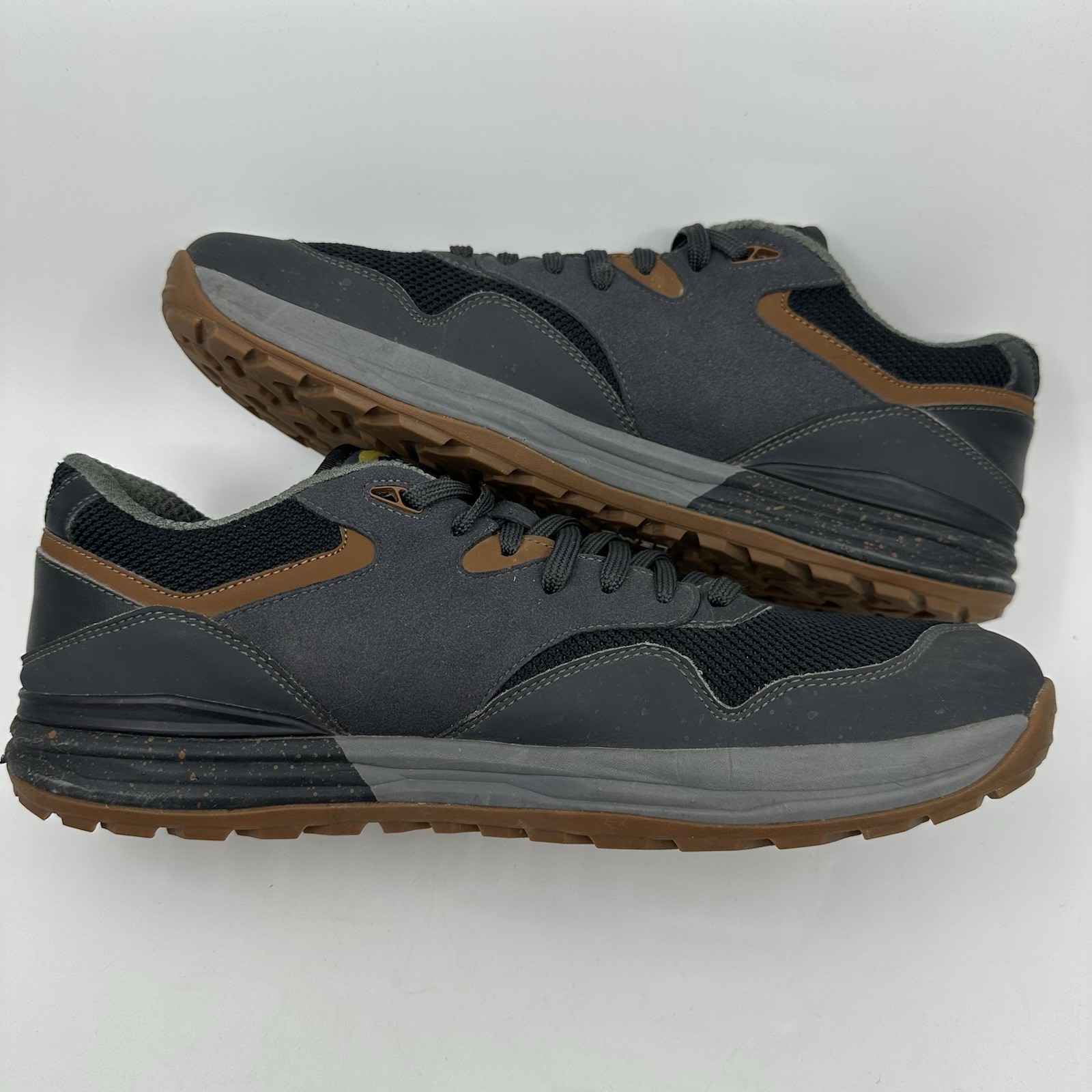 Lems Trailhead Shoes Mens 13D Stormy Night Gray Hiking Trail Minimalist Sneakers