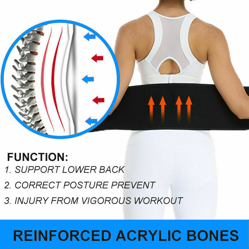 Men Waist Trimmer Belt Sweat Wrap Slimming Tummy Stomach Weight-Loss Fat Burner