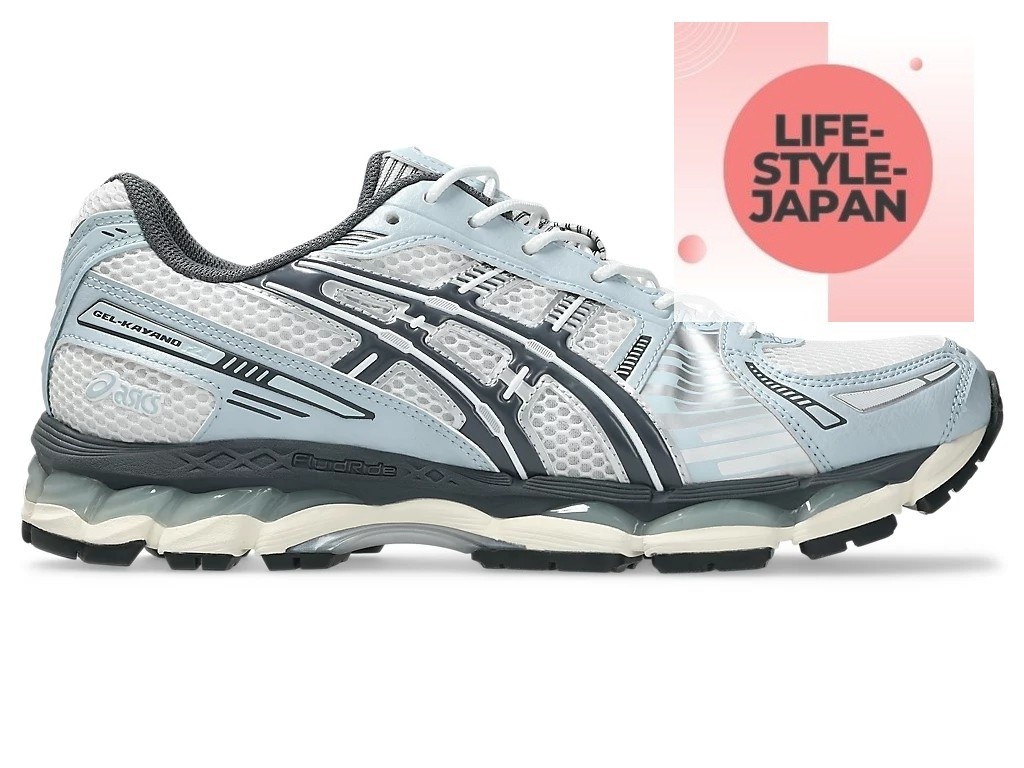 ASICS GEL-KAYANO 12.1 1203A759 103 White Carrier Grey Unisex Men Walking Shoes