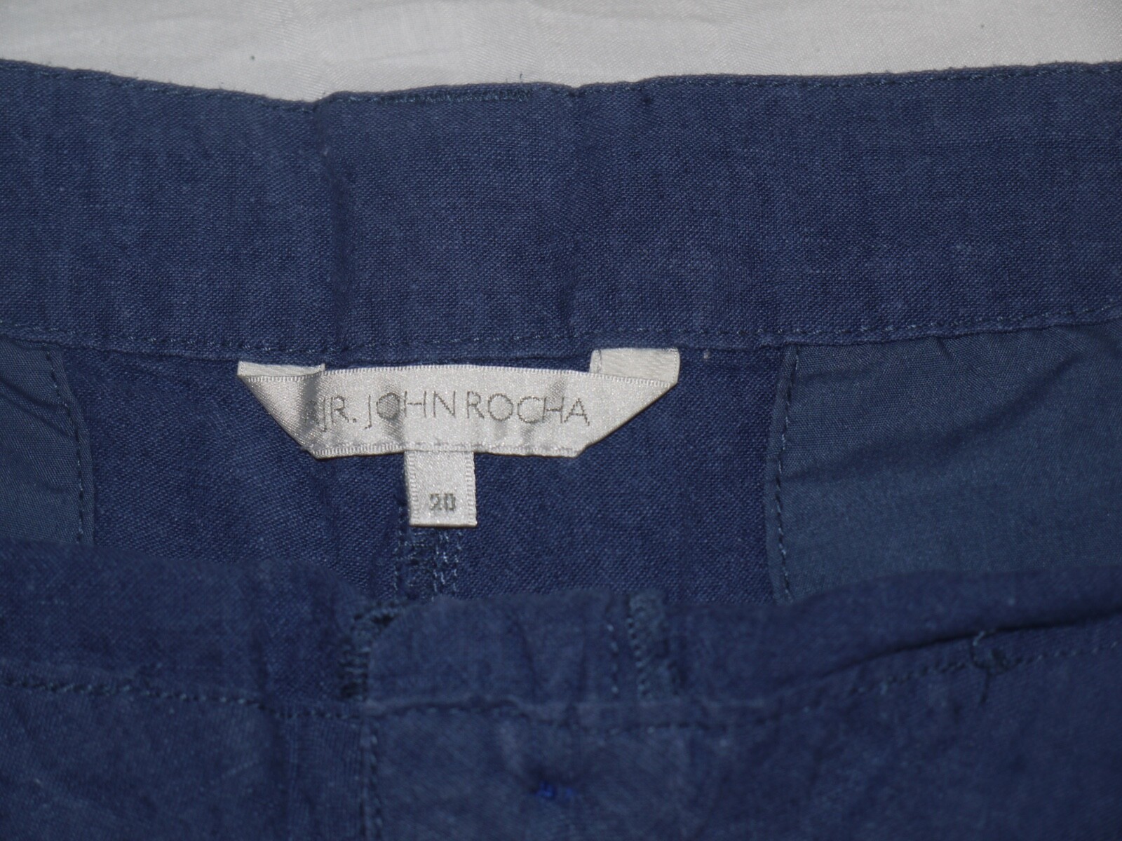John Rocha Size 20 Shorts 52% Linen 48% Cotton EUC
