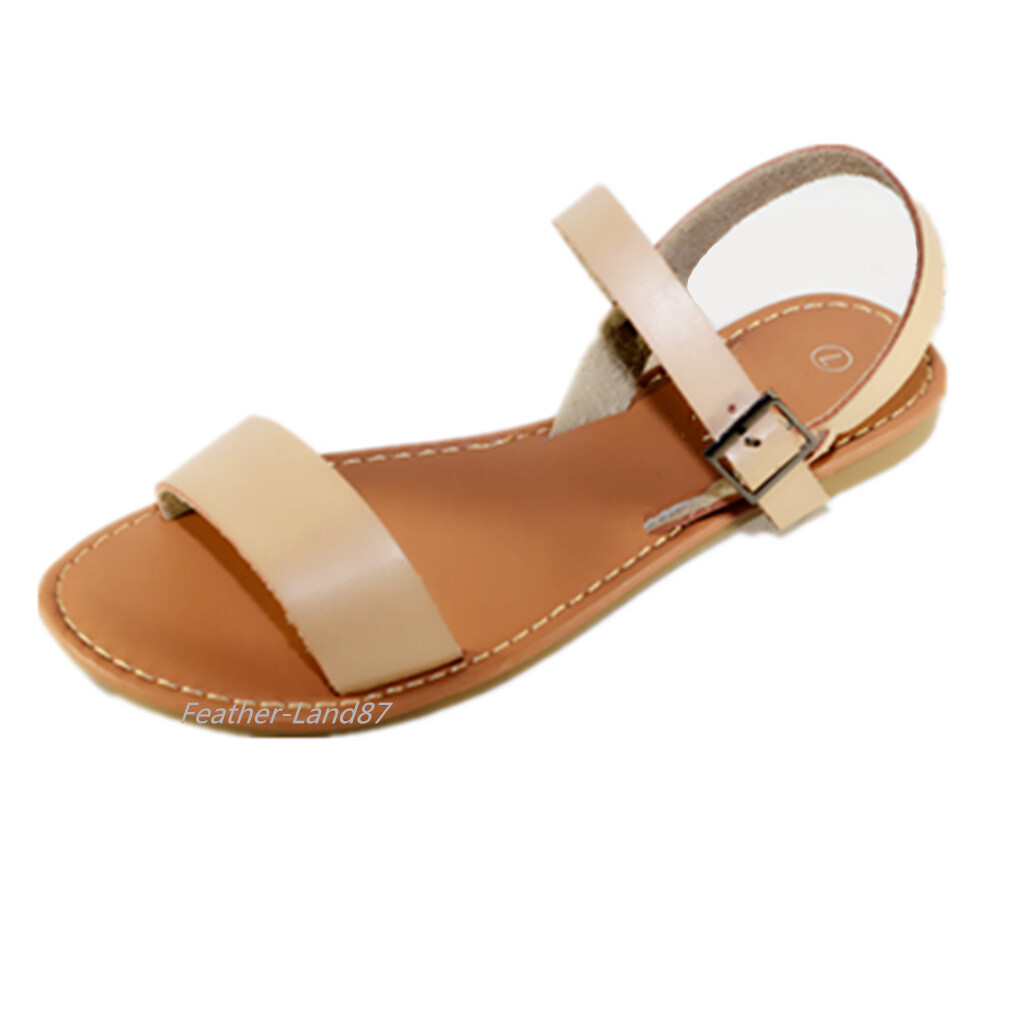 New Women Sandals Shoes Gladiator Thong Flops T Strap Flip Flat Strappy #205