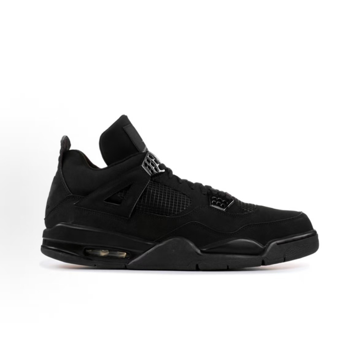 Air Jordan 4 “Black Cat” comfortable casual shoes non-slip free shipping