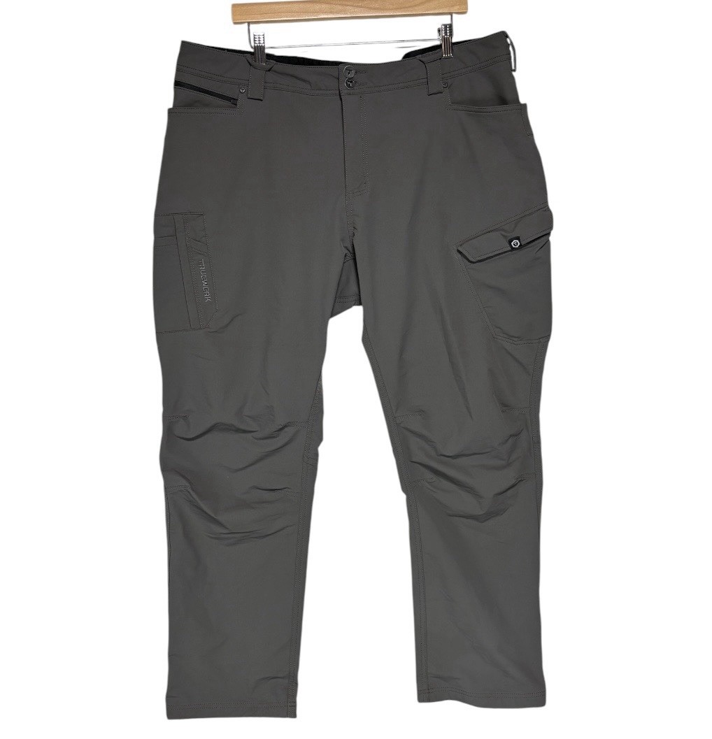 Truewerk T2 Werkpant Pant Men 40×32 Gray Stretch Work Cargo Utility Performance