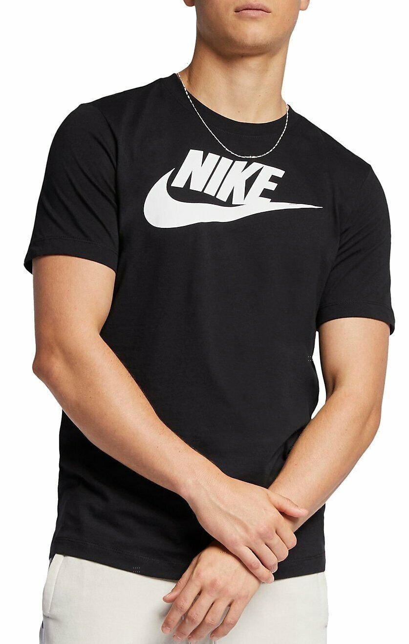 Nike Men’s Icon Future Logo Tee T-Shirt Black White NWT size 2XL
