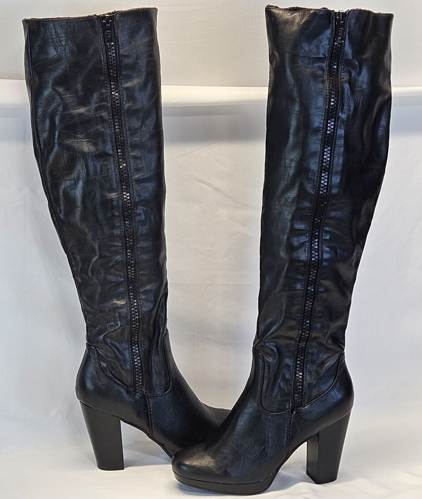 Madeline Stuart “Amnesty” Black All Man-Made Materials Shoes Size 8M