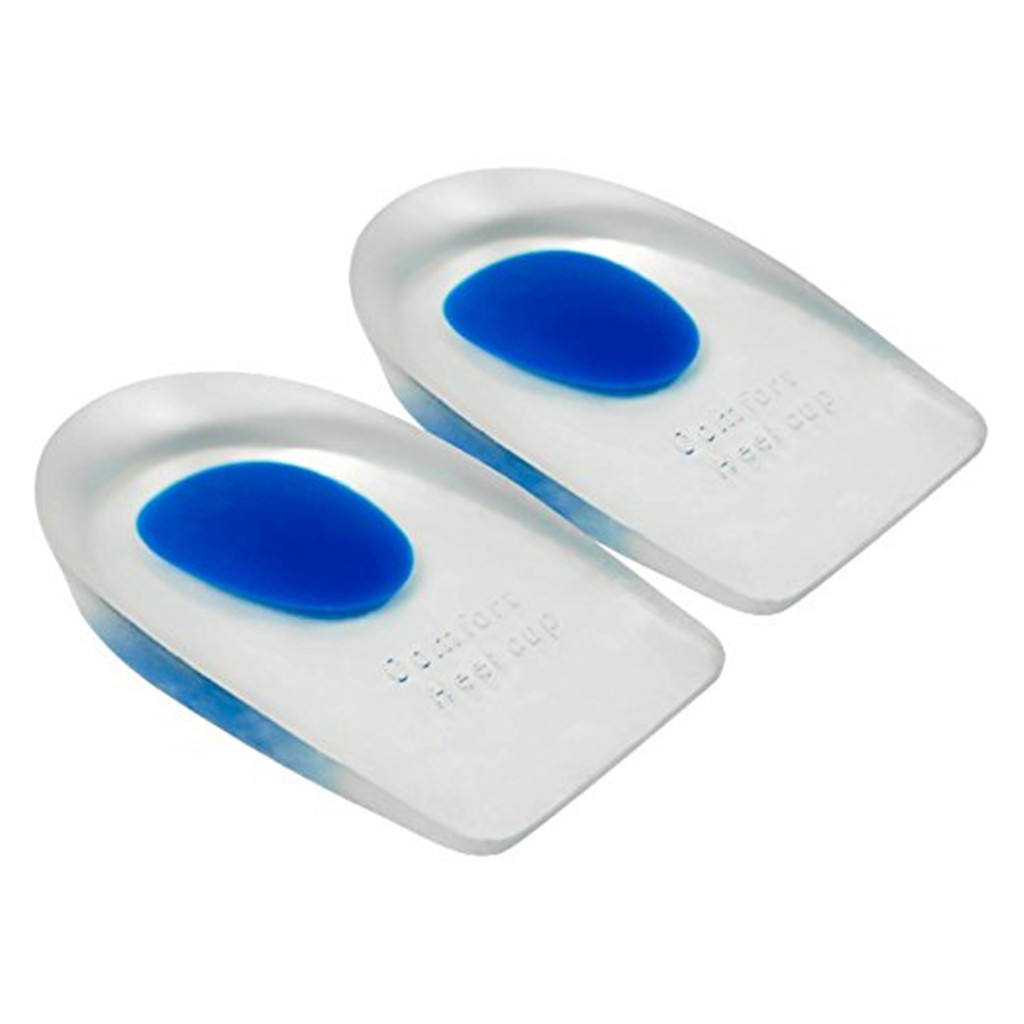 3 Pairs Heel Support Gel Pad Silicone Cushion Orthotic Insole Plantar Care