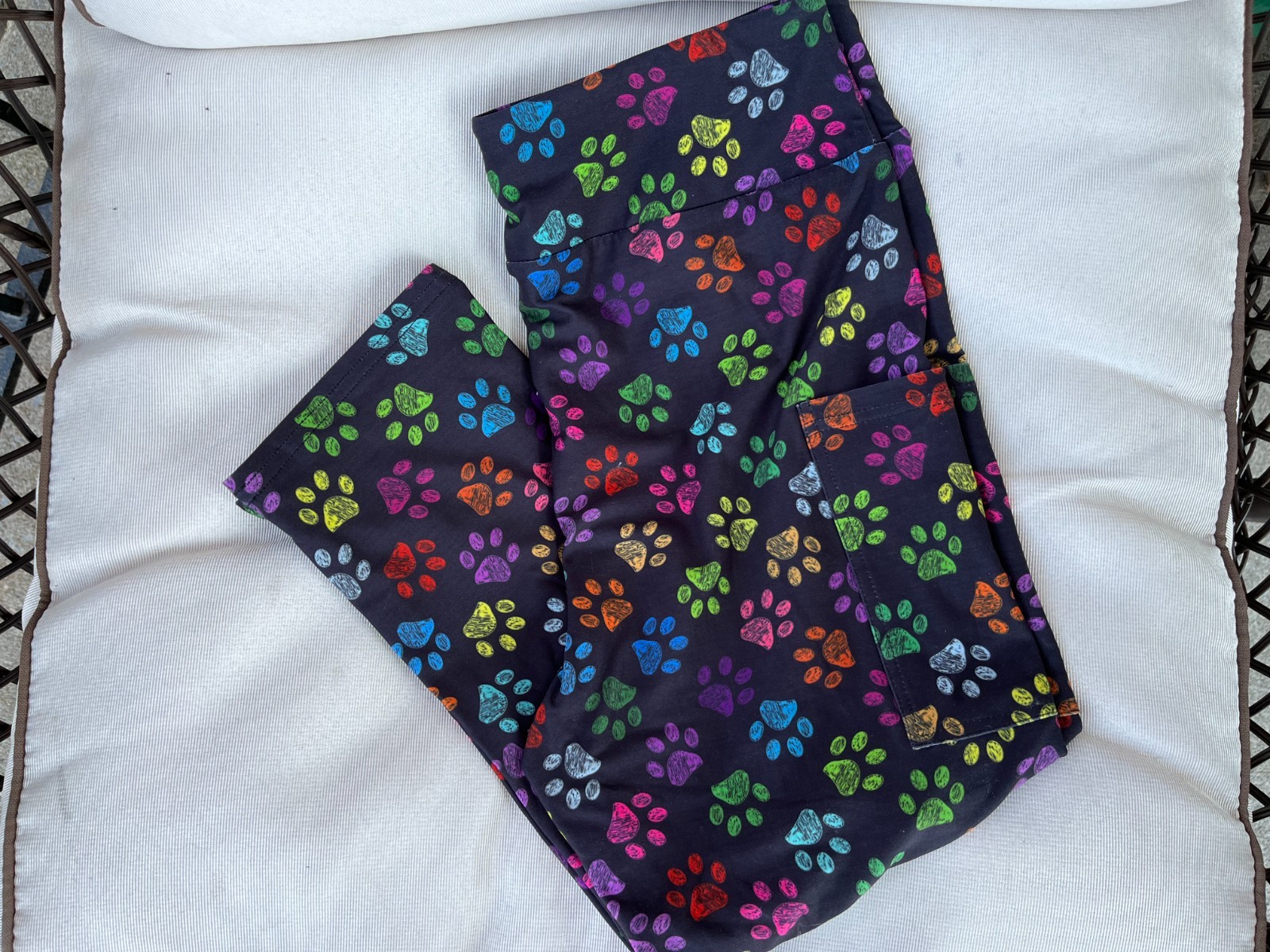 Rainbow Paws Capris ||Dog Mom|| Buttery Soft || TC2