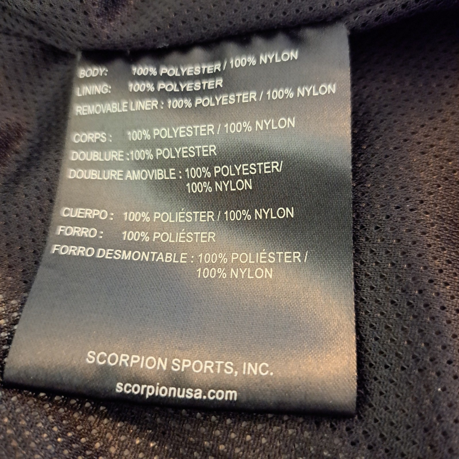 Scorpion EXO Mesh Motorcycle Jacket Mens SM Black White Exo Skeletal Excellent