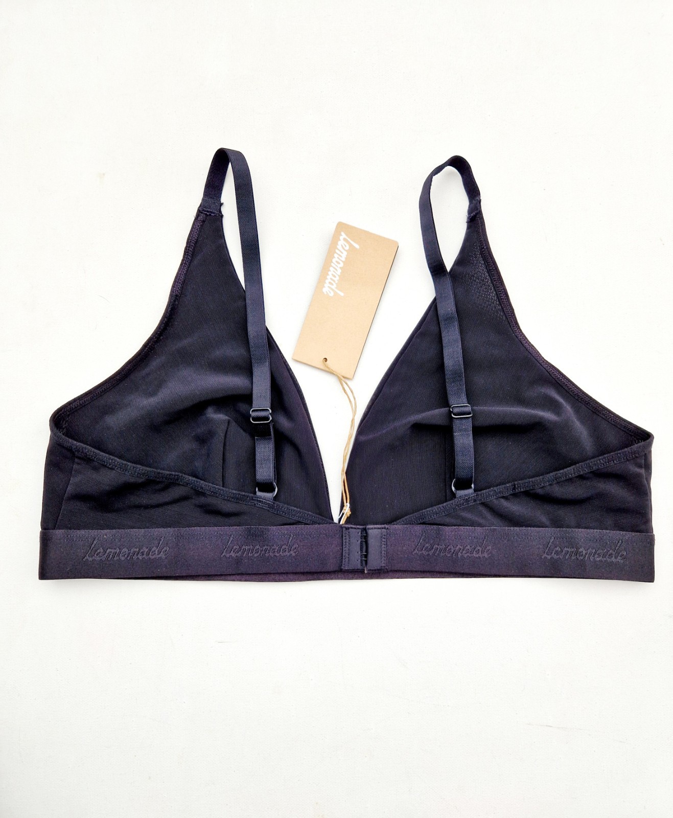 Lemonade Dolls So Soft Mesh Bralette Bra Ultimate Comfort Bra Black Size 40 A-D