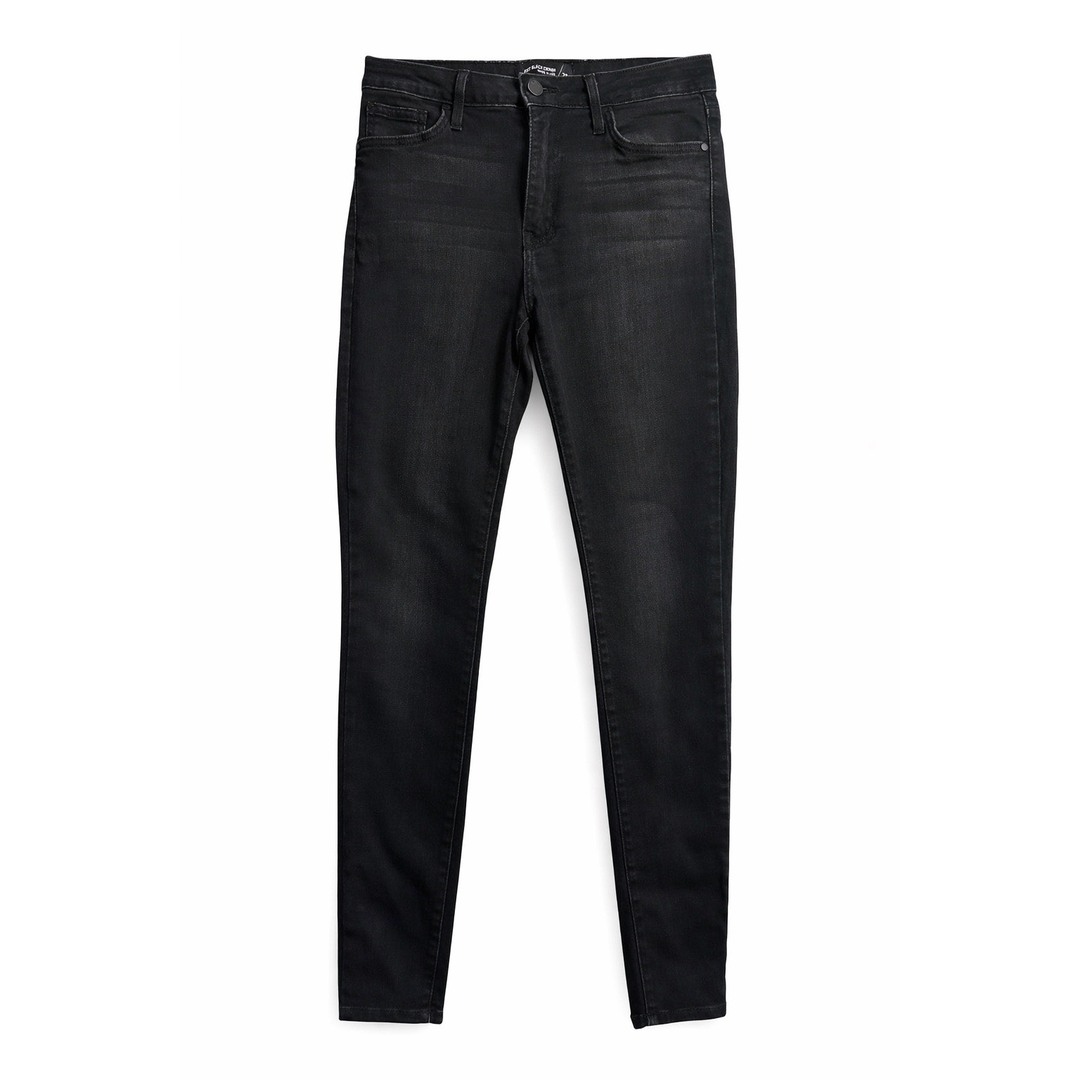 NWOT Just Black Denim Womens High Rise Skinny Jeans Faded Black Size 28