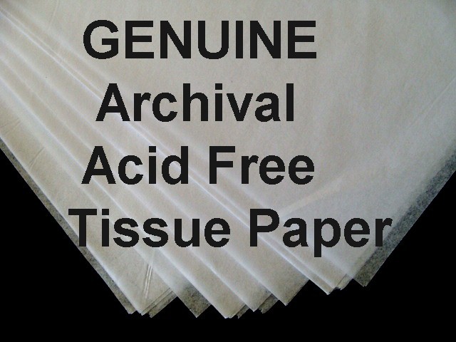 50 Sheets 20×30″ ACID FREE White Tissue Paper UnBuffered ARCHIVAL FREE SHIP