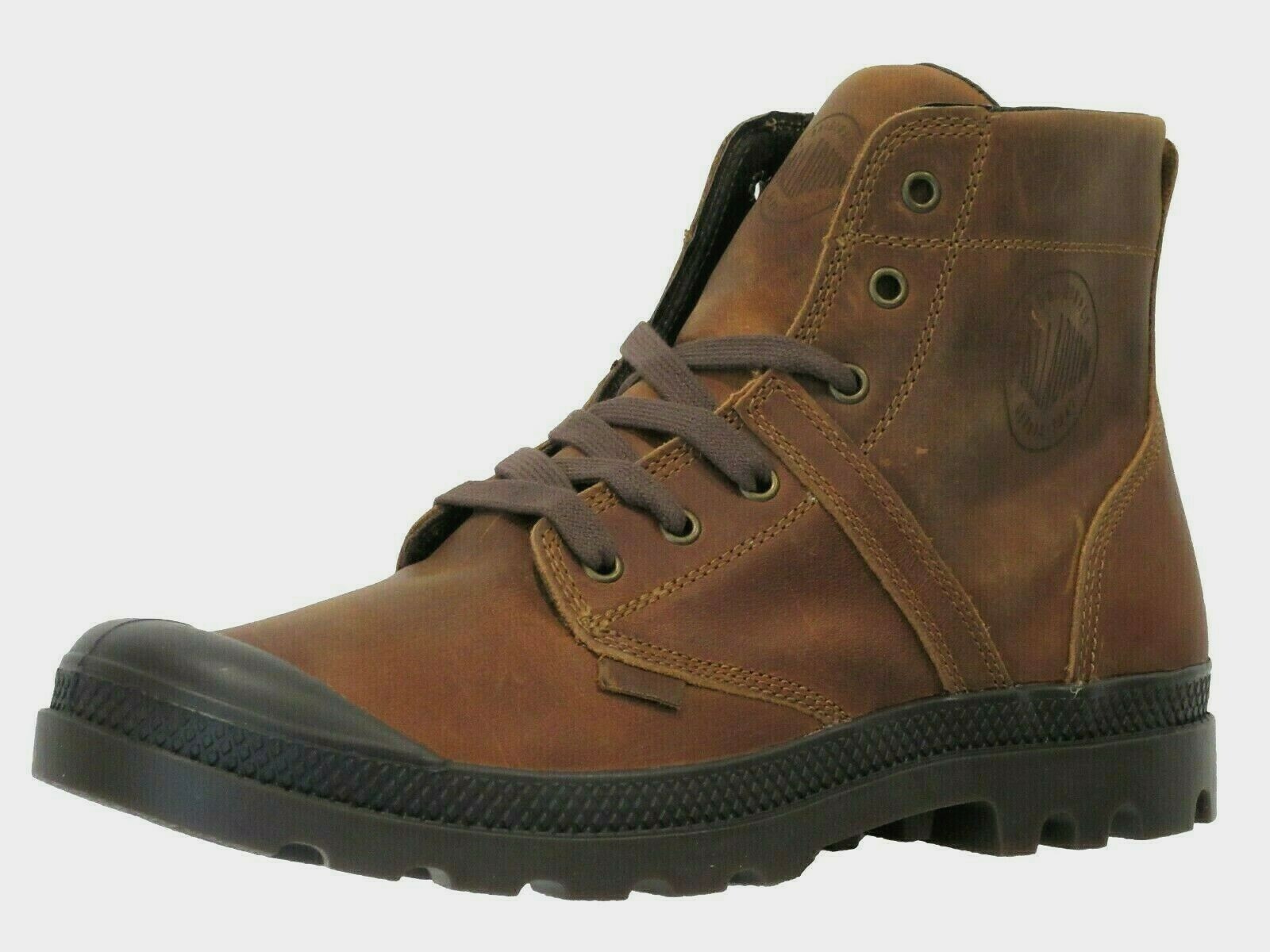 Palladium Men’s 03079-237 Pallabrouse lea 2 Leather Combat Boots Brand New