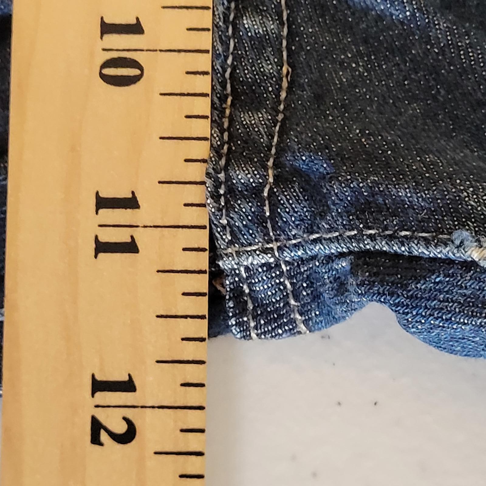 H&M & Denim Straight Blue Denim Button Fly Jeans Men Size 32×32