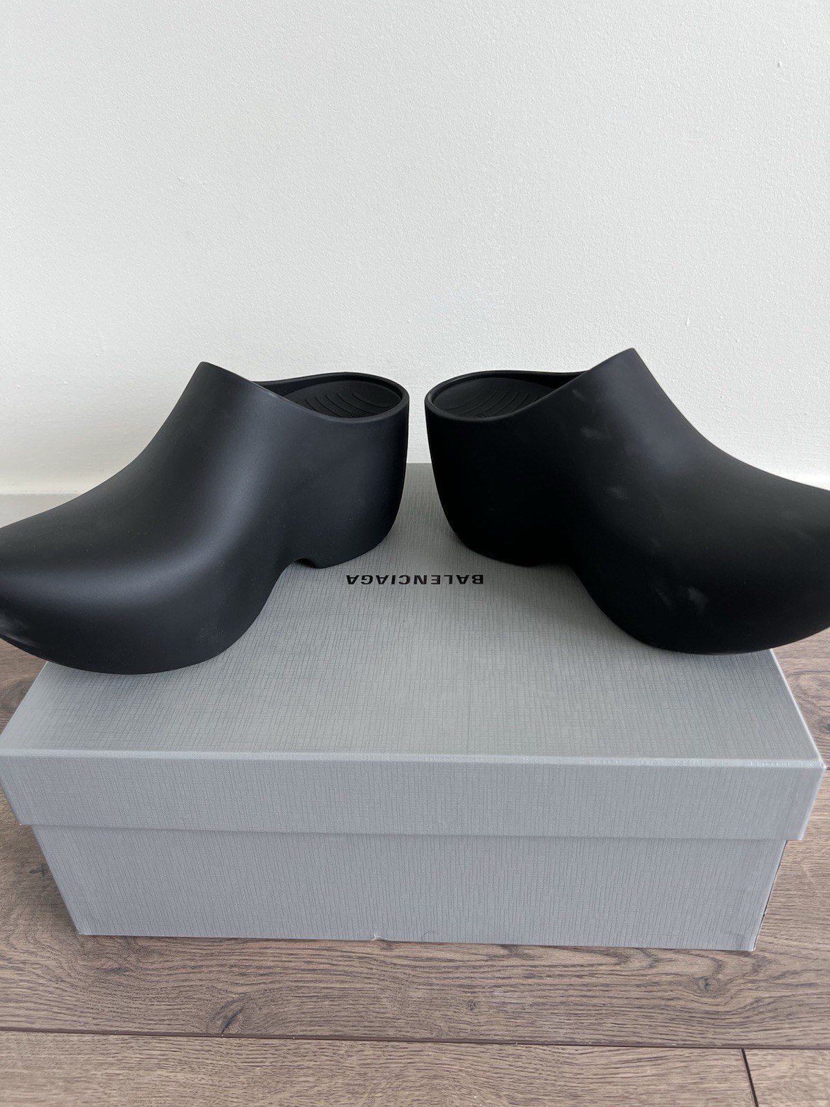 Balenciaga Rubber Technoclog Matte Black 40