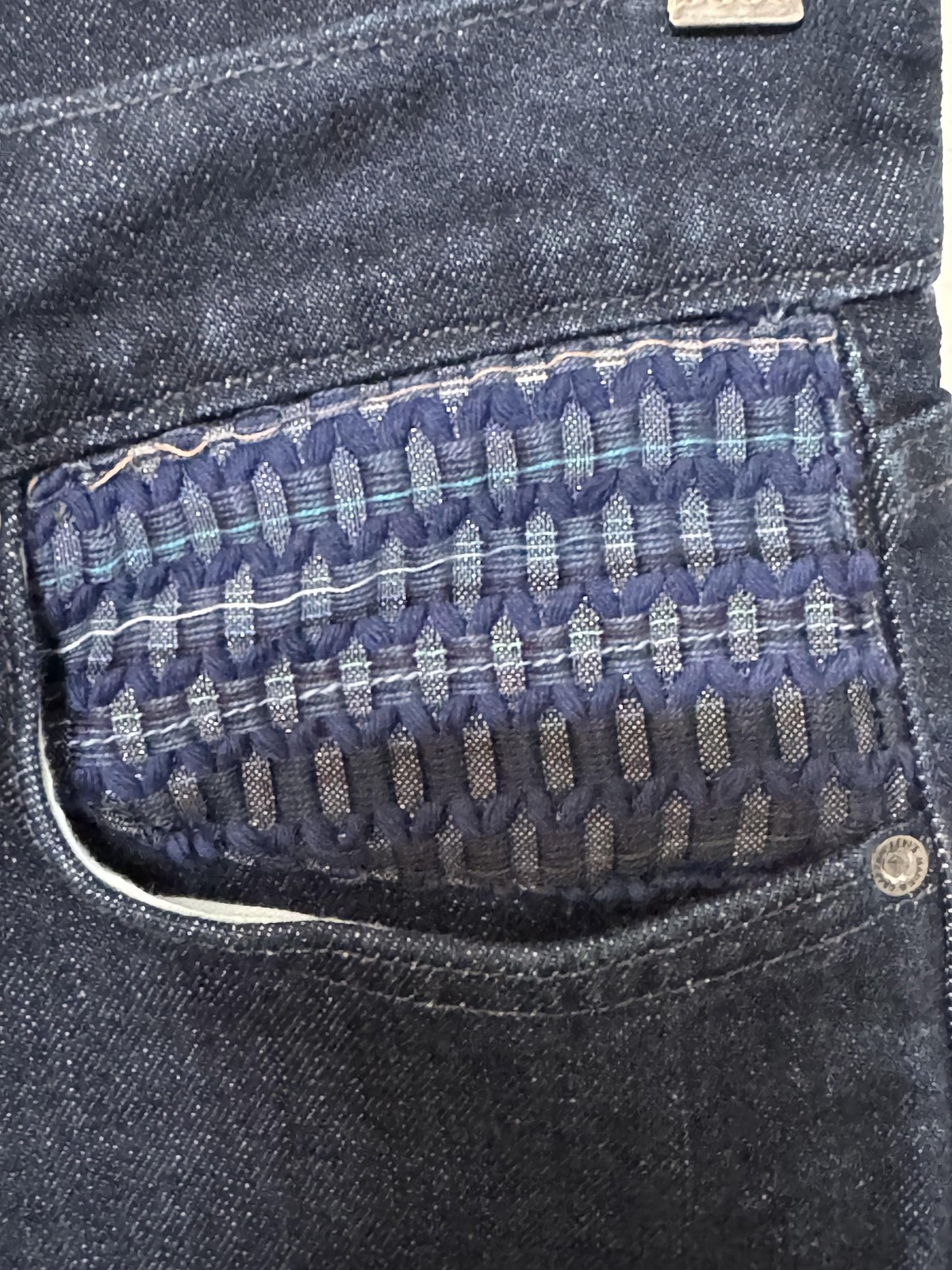 Levi’s Made & Crafted Jeans Womens 30 Indigo Stem Flare Woven Pockets Denim NEW