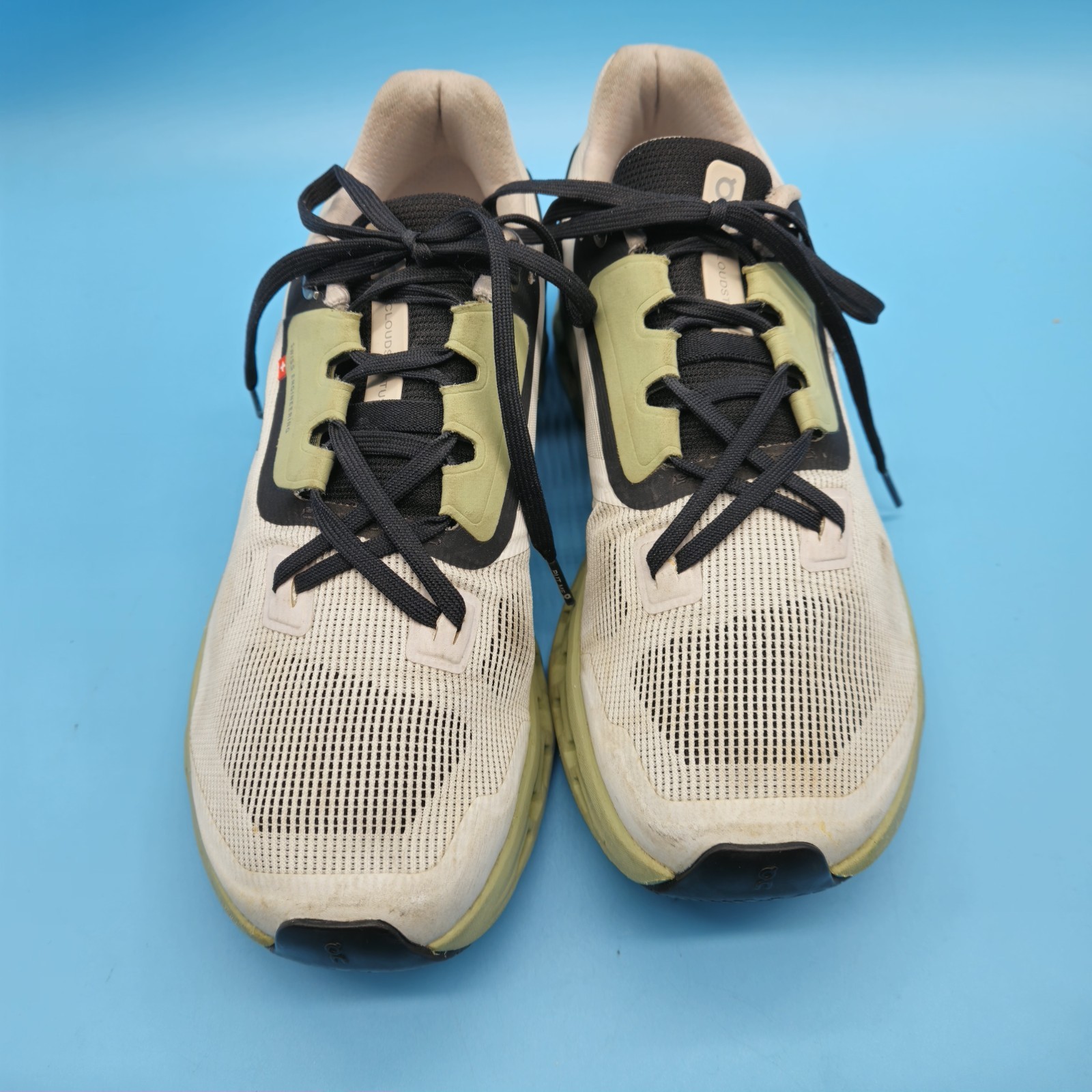 On Cloudstratus Women’s Size 8.5 Shoes ‘White Moss’ (39 98997)