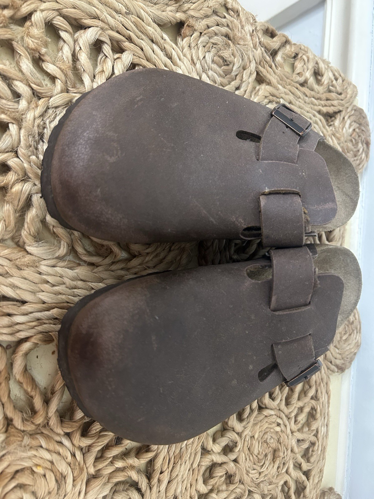Birkenstock Birkis Boston Style Brown Slip On Clogs Size EU 38 US 7.5