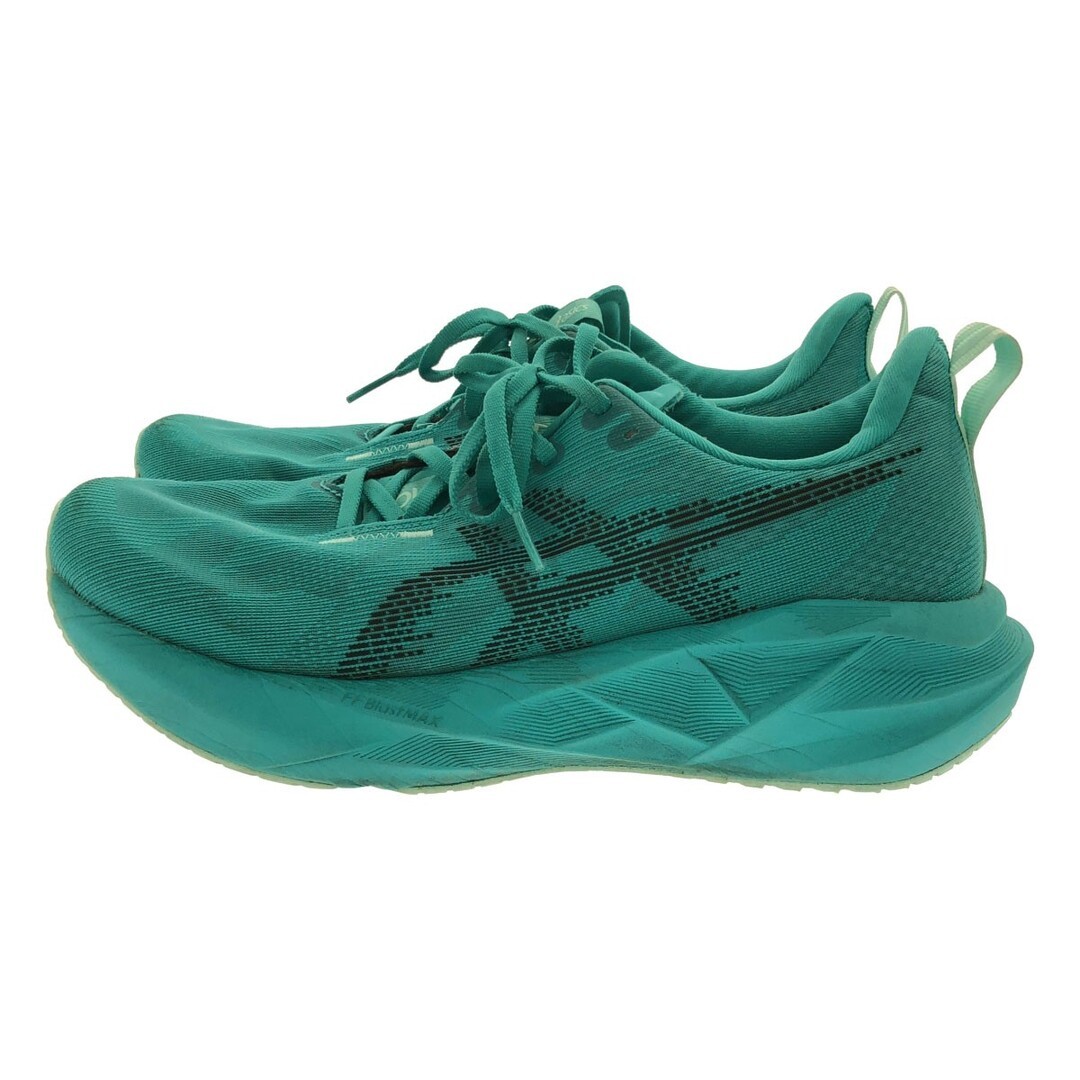 Asics NOVABLAST 5 Emerald Green X Black SNEAKERS 101B974 Blue 28cm Used MESC-0