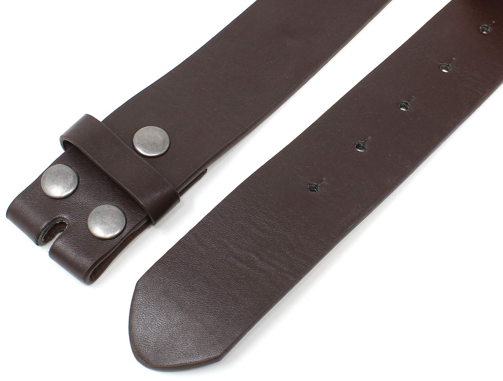 BC Belts Leather Belt Strap with Smooth Grain Medium (32-34″ Waist), Brown