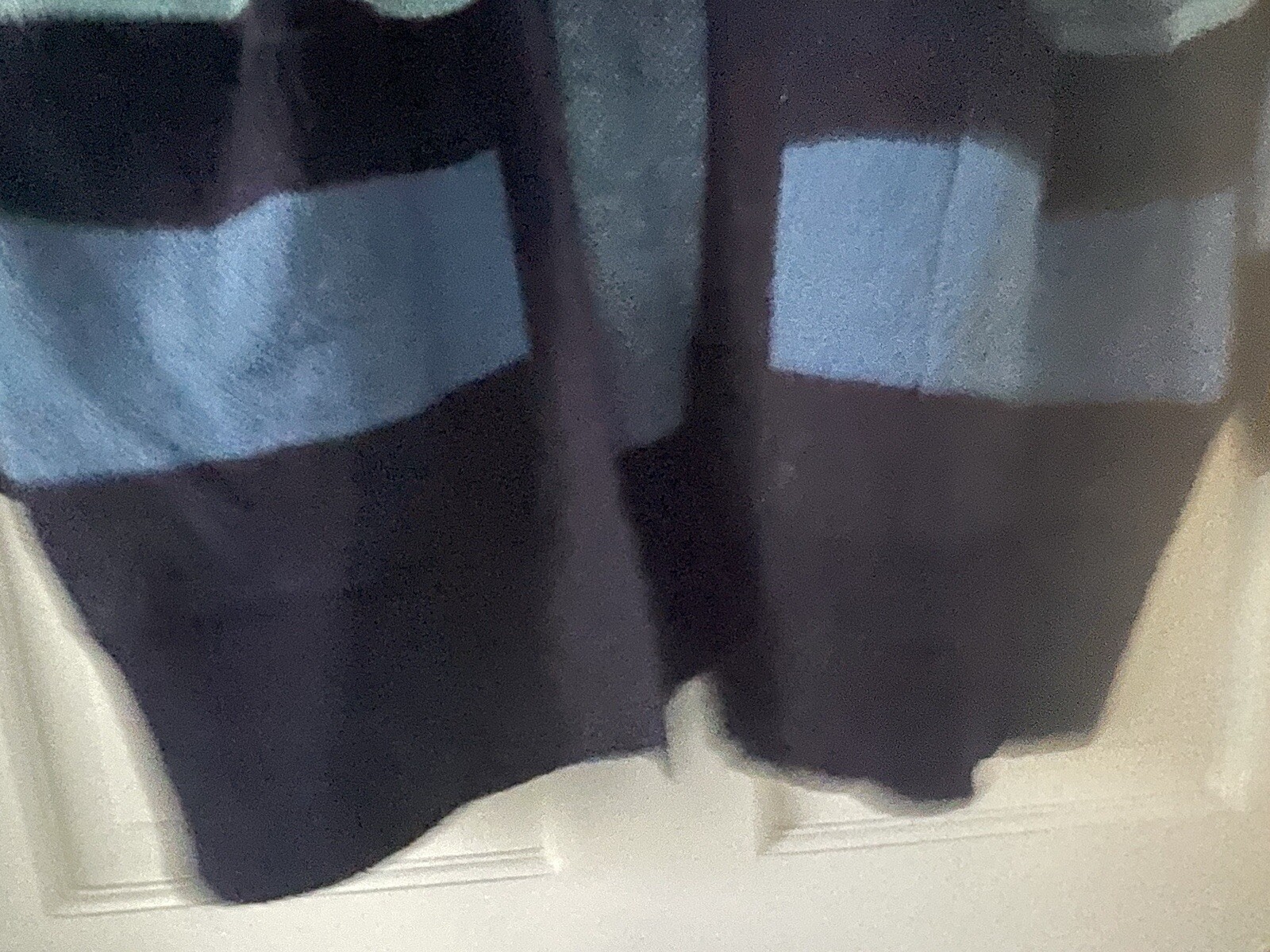 LuLaRoe Peyton Stripes Print Shades Of Blue Cardigan XLargeNWT