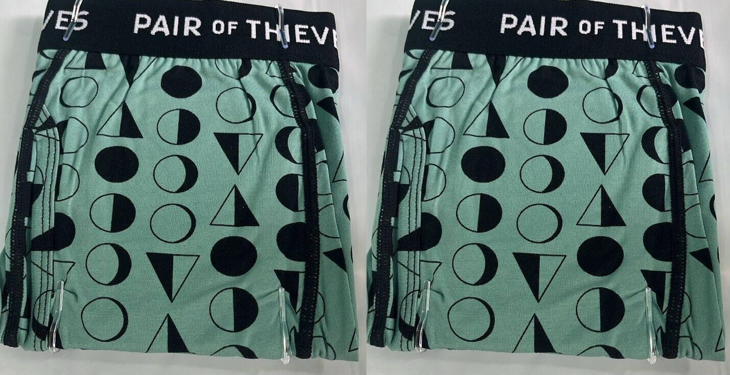 Pair of Thieves Men’s Super Fit Boxer shorts -size xL/soft moss/2 Pack SEALED
