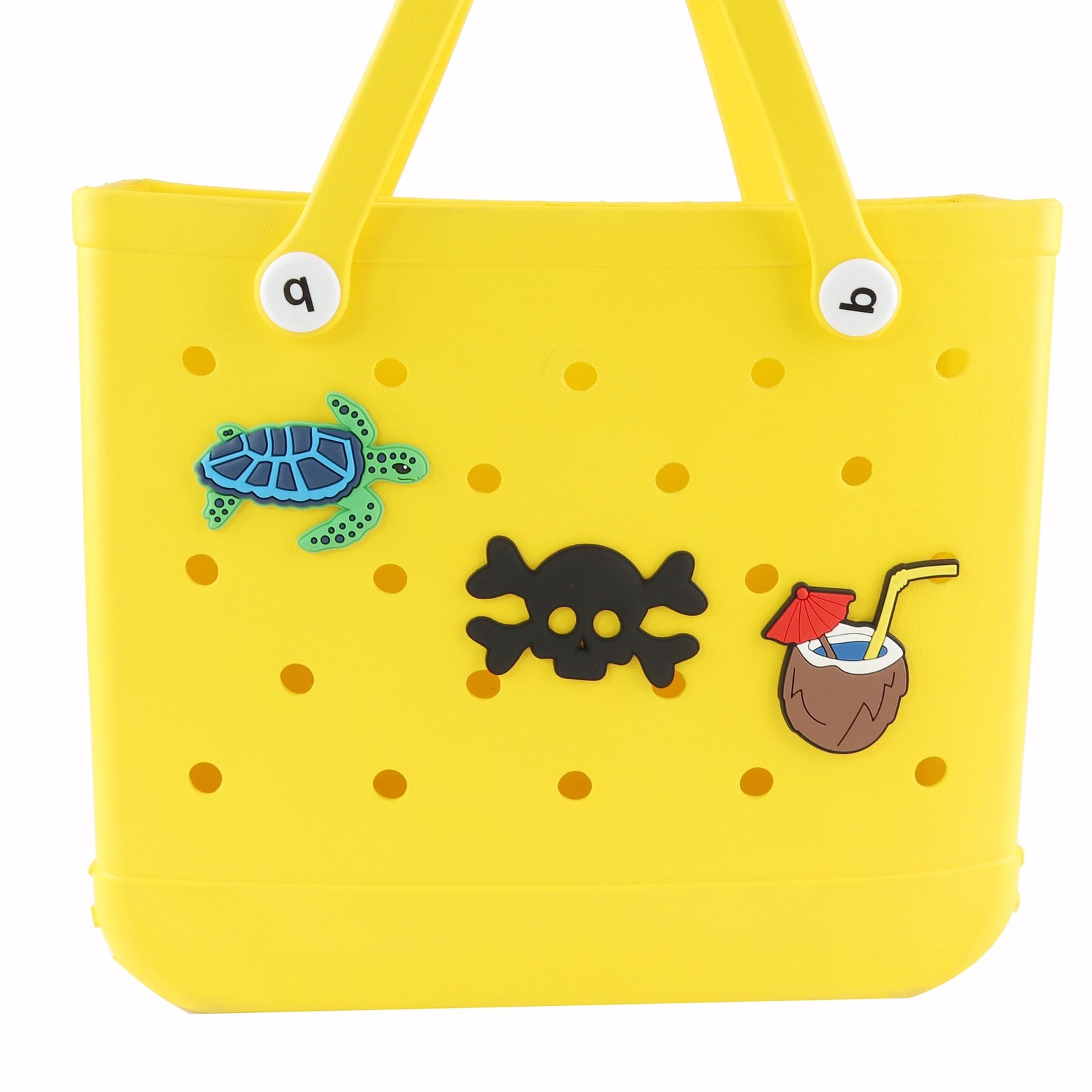 Turtle Charm Accessory for Bogg Bag and Simply Southern Tote,Cute Decorative Ins