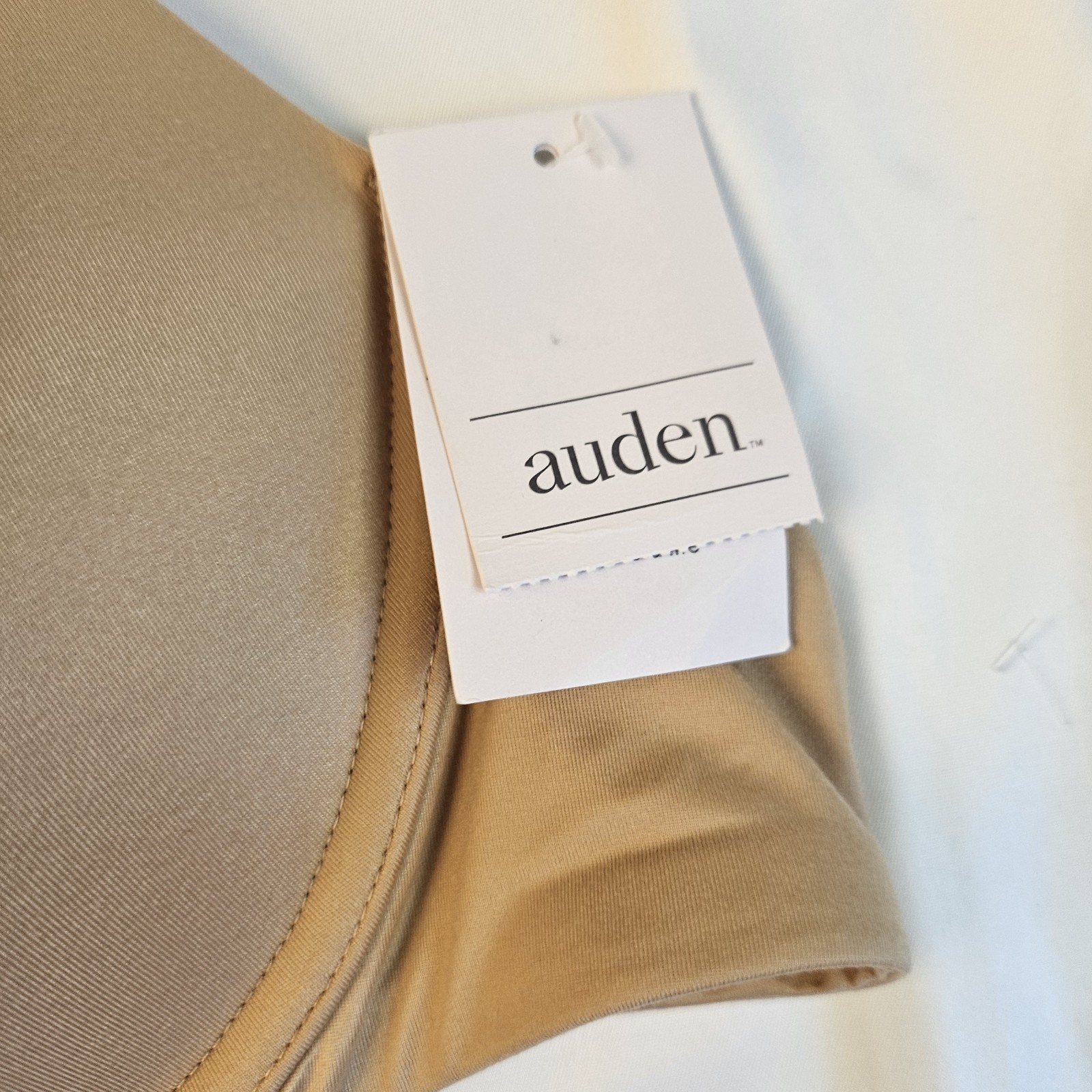 Auden The Icon Full Coverage Lightly Lined T-Shirt Bra Women’s Size 38B Beige