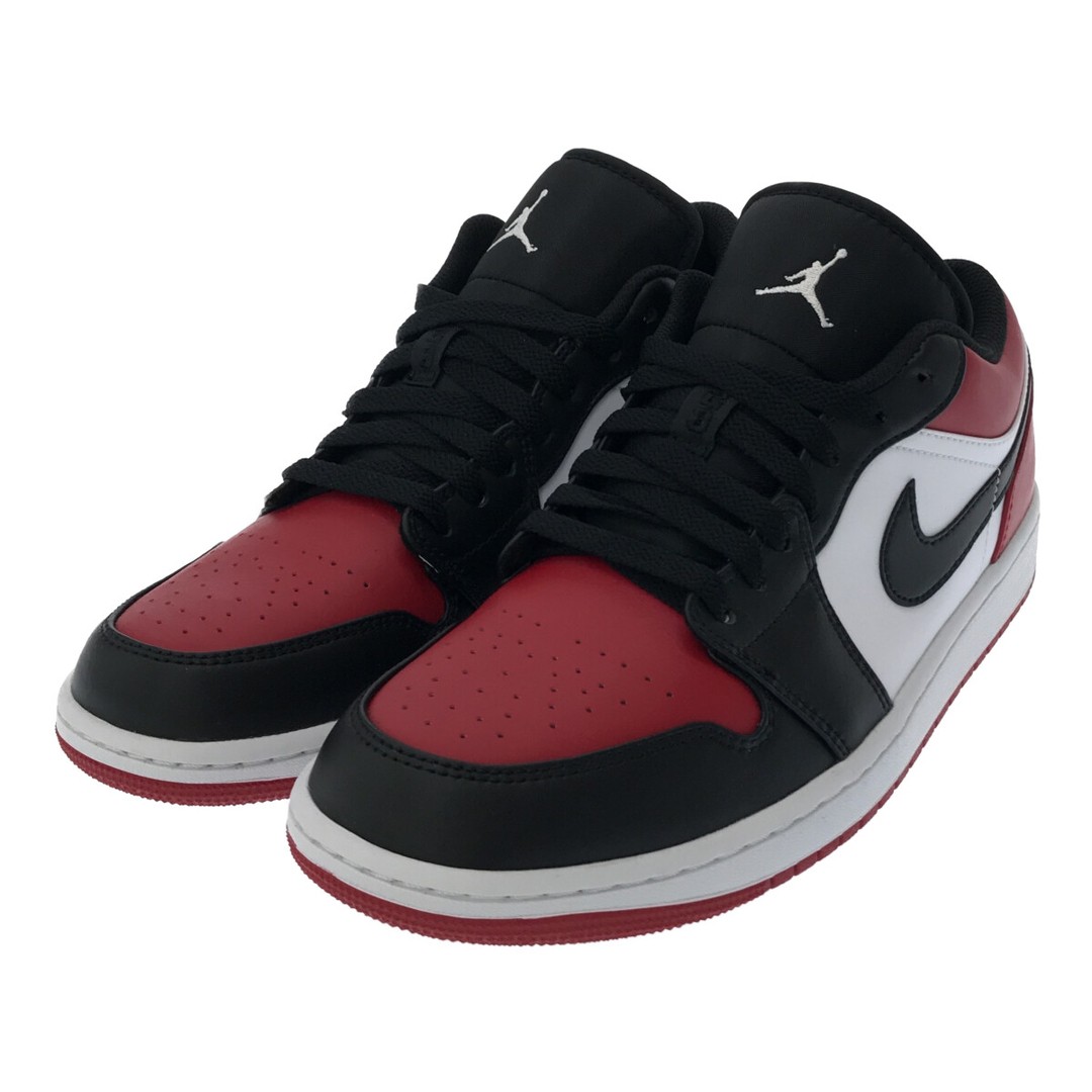 Nike AIR JORDAN 1 LOW BRED TOE 553558-612 27cm (10.63 in) Used NE51-0