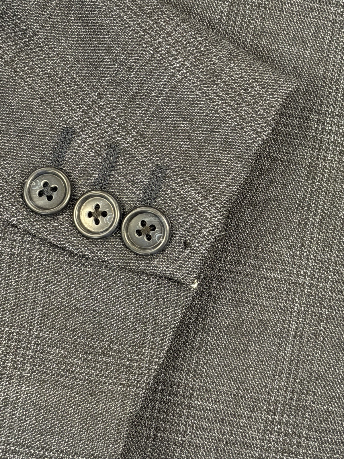 Cornelia Men’s Gray Plaid Cashmere Wool Blazer 46R Made In Italy 2 Buttons