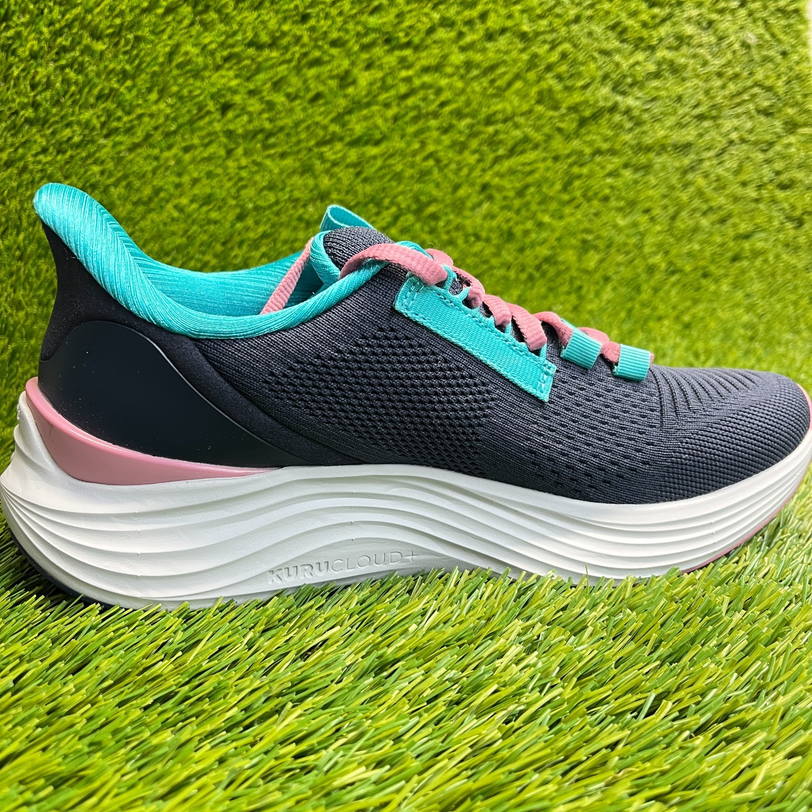 Kuru Atom 2 Womens Size 7.5 Blue White Athletic Running Walking Shoes Sneakers