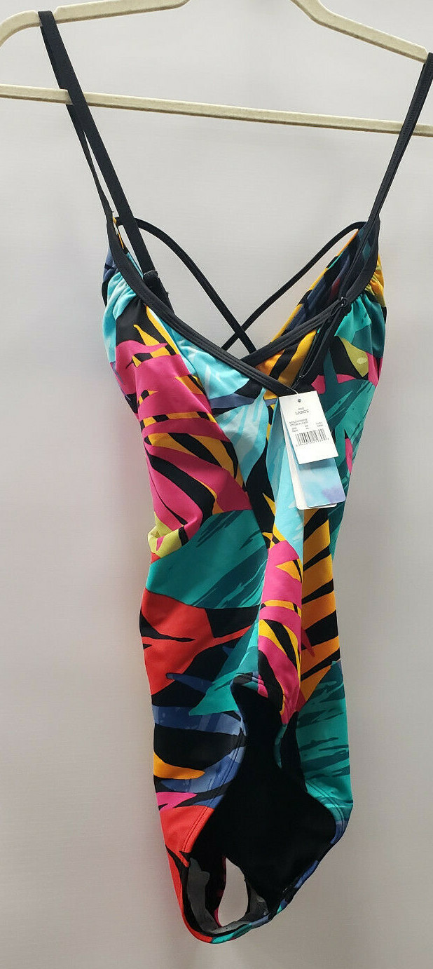 Beach Betty By Miracle Brands Womens Bathing Suit One Piece Multicolor size S