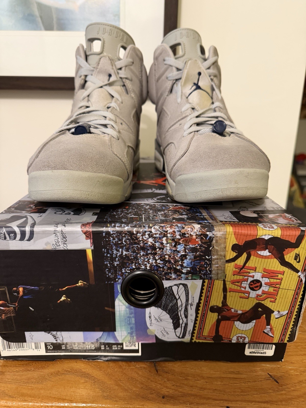 Nike Air Jordan 6 Retro Georgetown Magnet College Navy Men’s Size 10w/OG Box