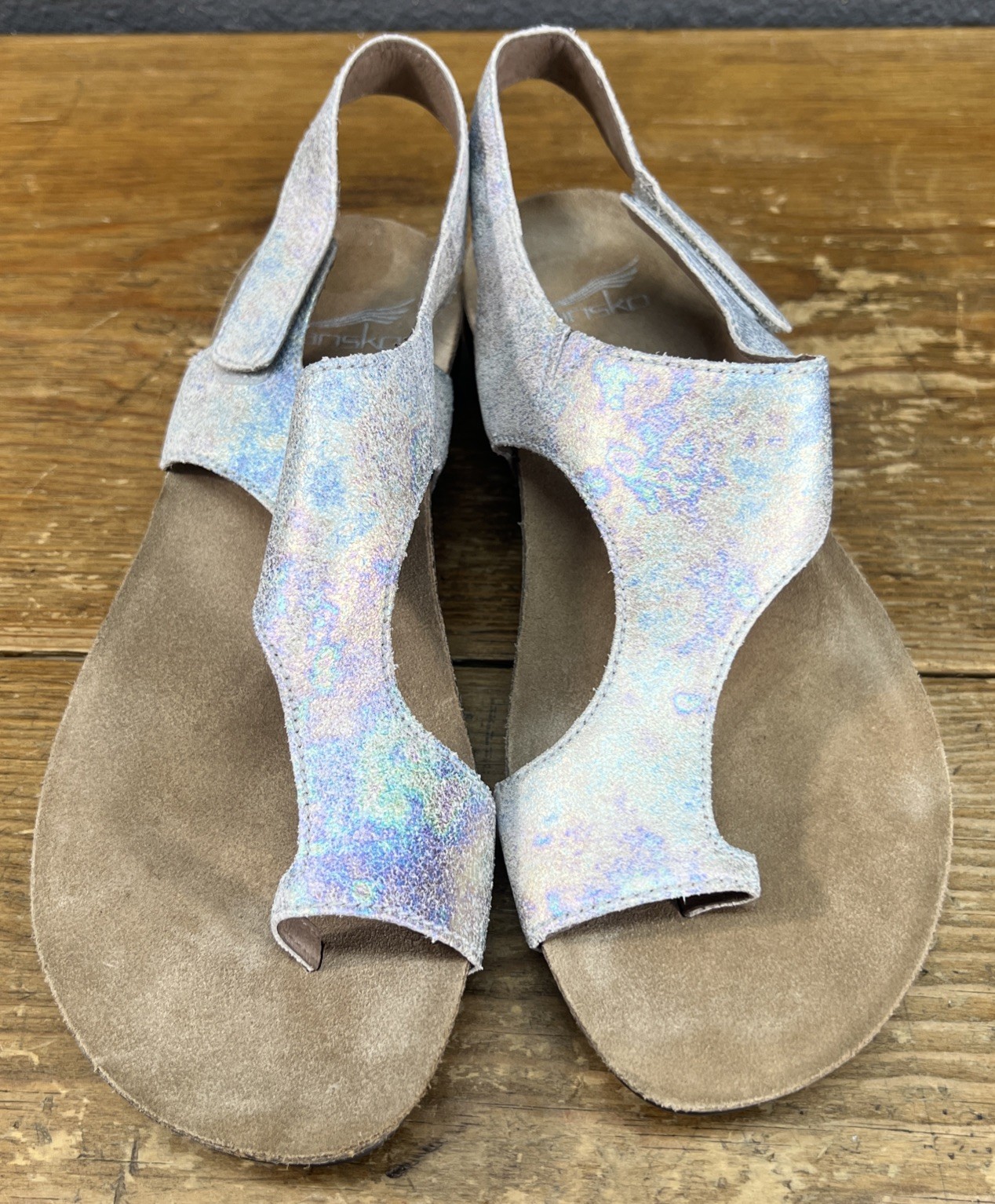Dansko Women’s Reece Metallic Slingback Sandals Size 37 US 6.5