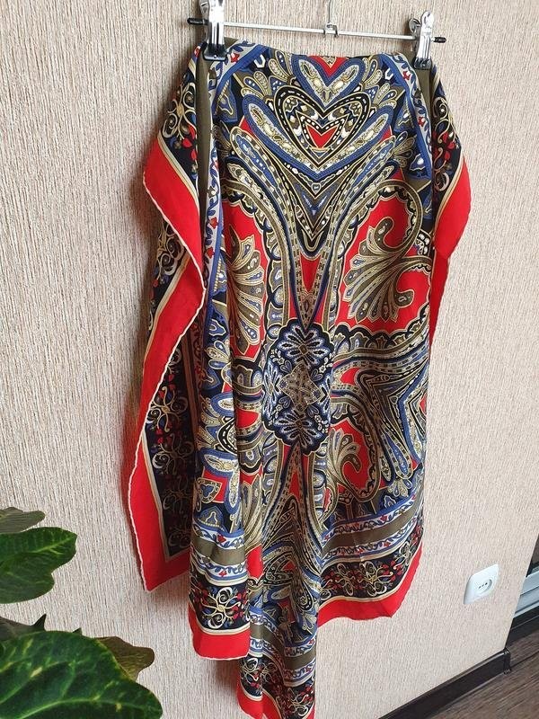 Women American Vintage Scarf Red One size