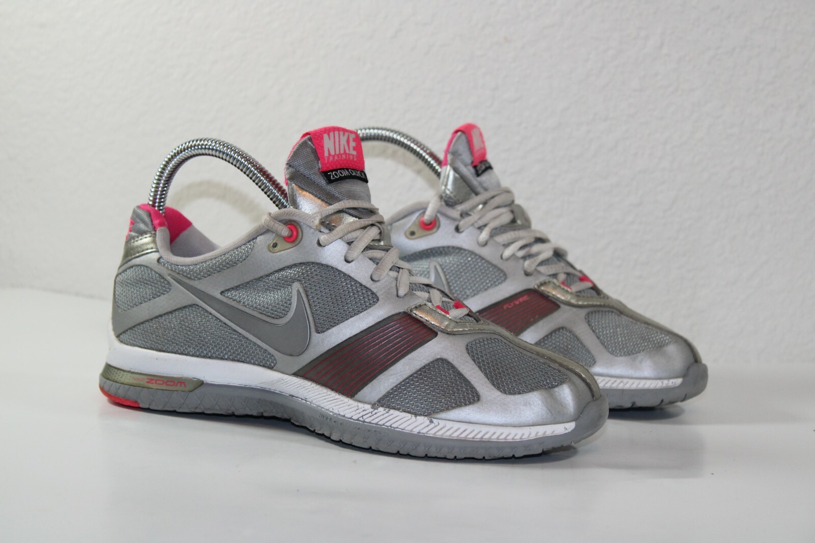 NIKE zoom quick Women’s grey mesh and synthetic trainers/Sneakers/Shoes Sz 6