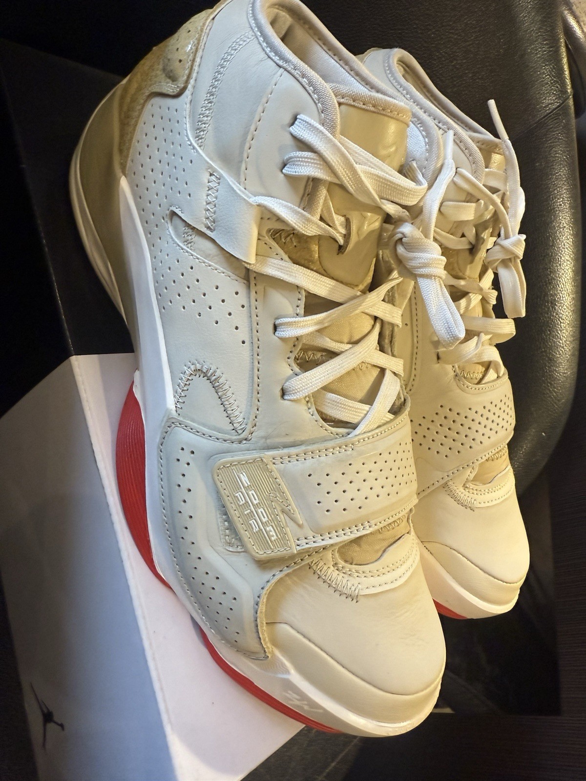 Nike Jordan Zion 2 ‘Let’s Dance’ Tan Beige DO8990-217 Men’s Size 11 Shoes Red