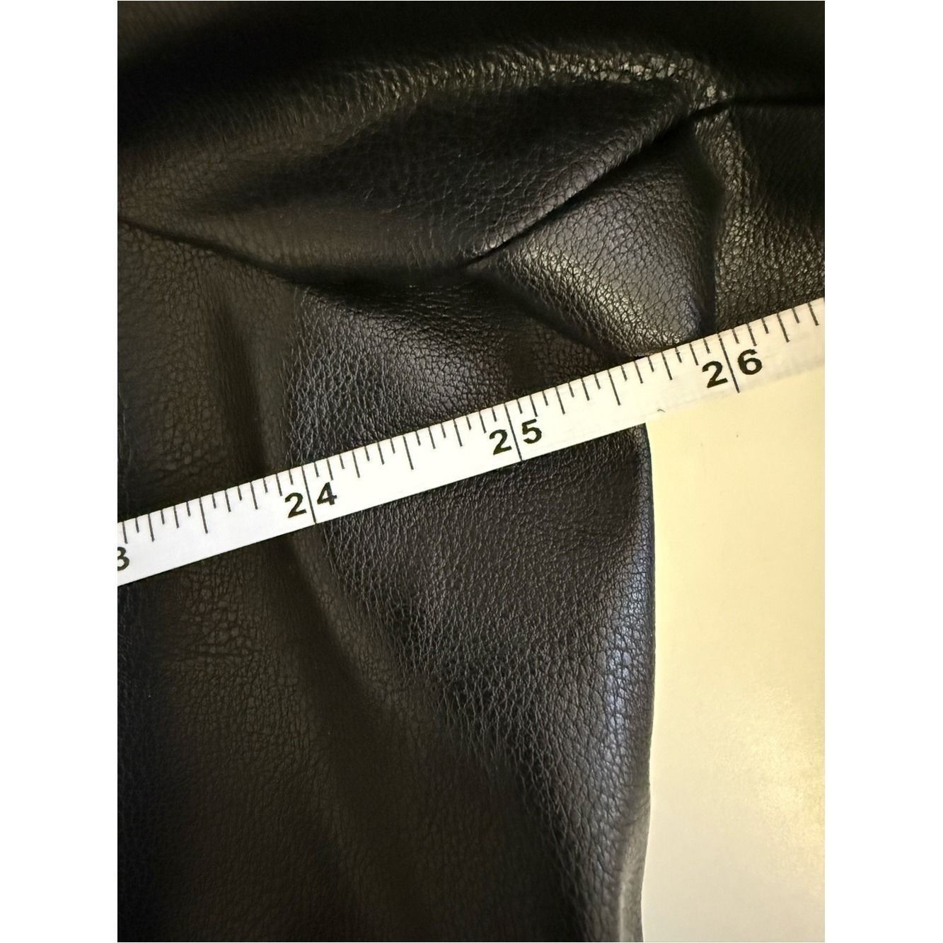 Tribal Jeans Faux Leather Moto Jacket | Black | Soft Vegan Leather | TTG/XXL