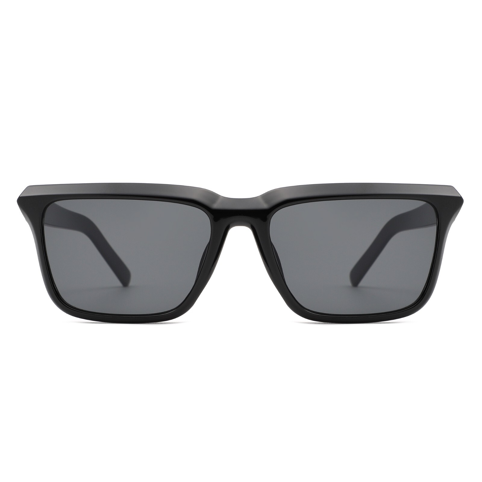 Square 100% UV Protection Fashion Eyewear – Retro Flat Top Unisex Sunglasses