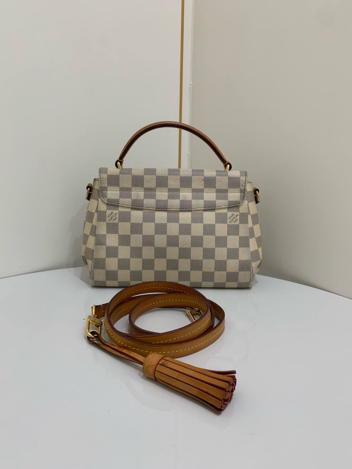 Louis Vuitton Croisette Damier Azur Crossbody Bag 25x17x9 cm