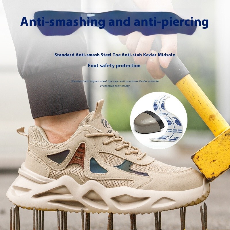 Best Mens Work Boots Steel Toe Safety Shoes Indestructible Sneakers Lightweight