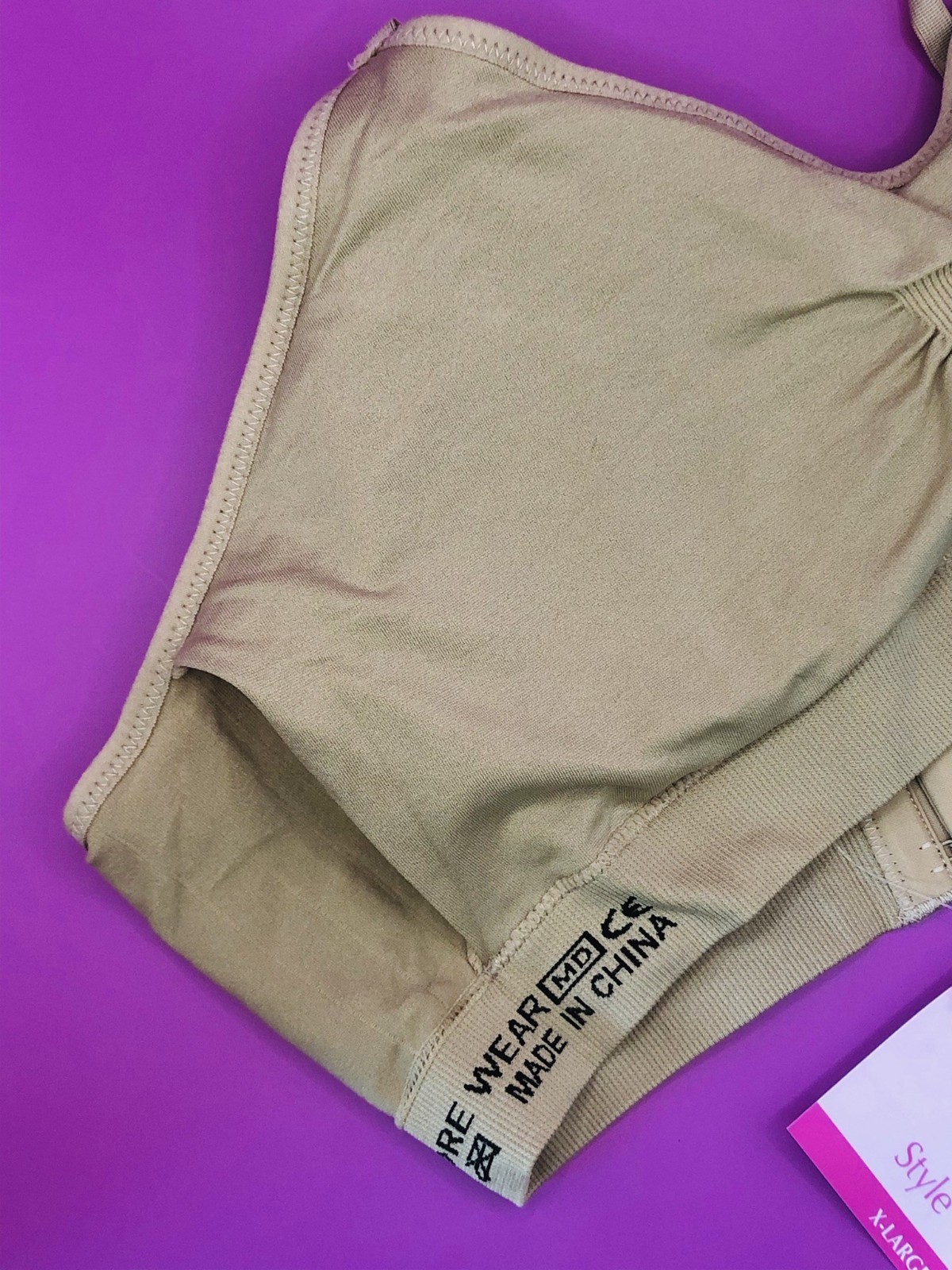 NWT #131 Leisure “Comfy Classic” Seamless Pocketed Mastectomy, Non-wire bra 1x