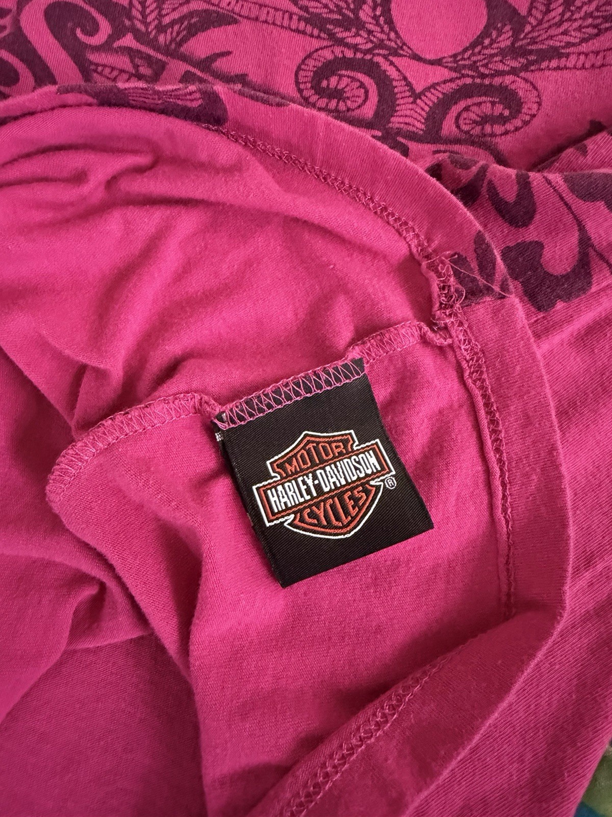 Harley-Davidson Sturgis Pink Cutout Sleeveless Tank Top ~Made in USA~ Size S – M