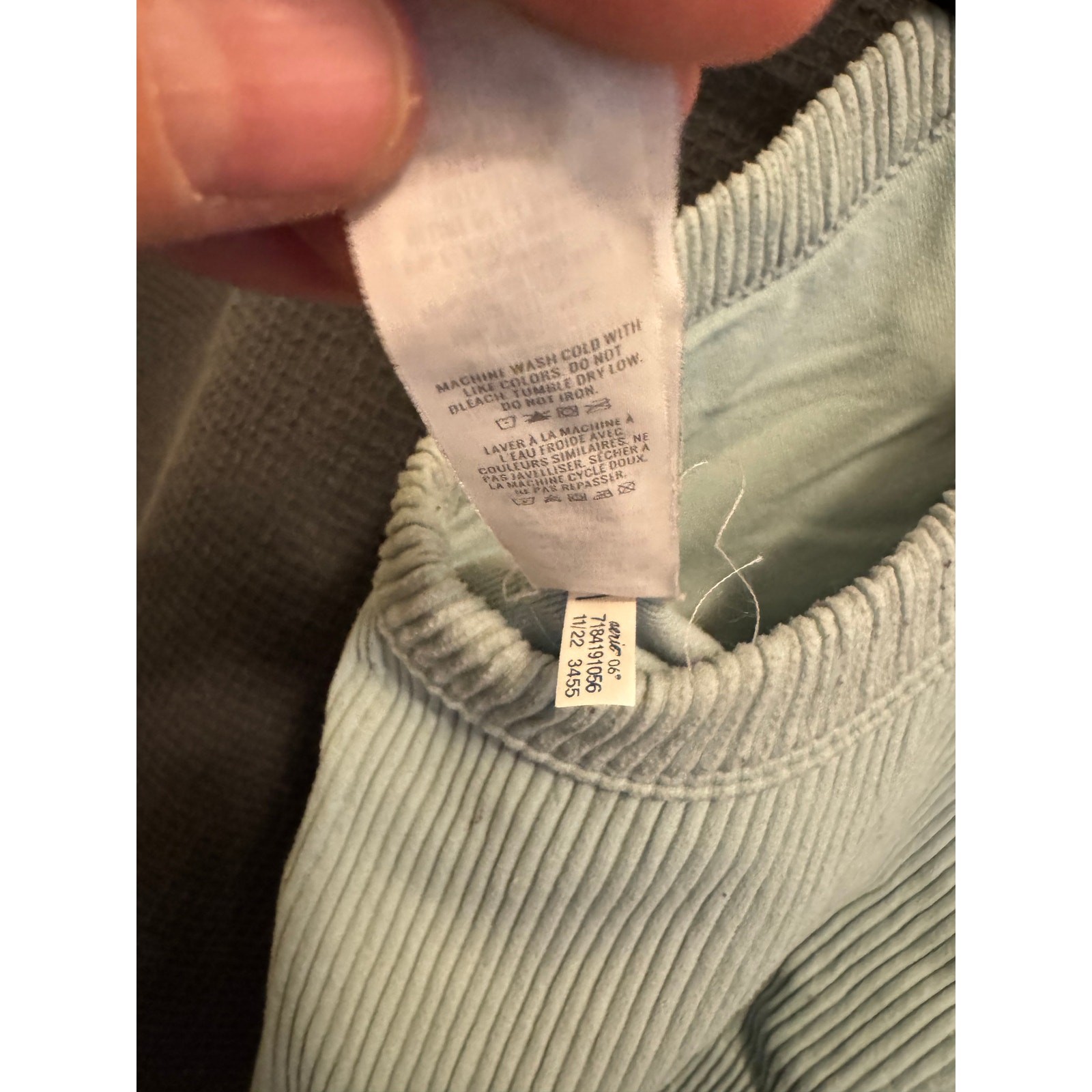 Aerie Superchill Seamless High Neck Bra Top Sterling Blue (discontinued style)