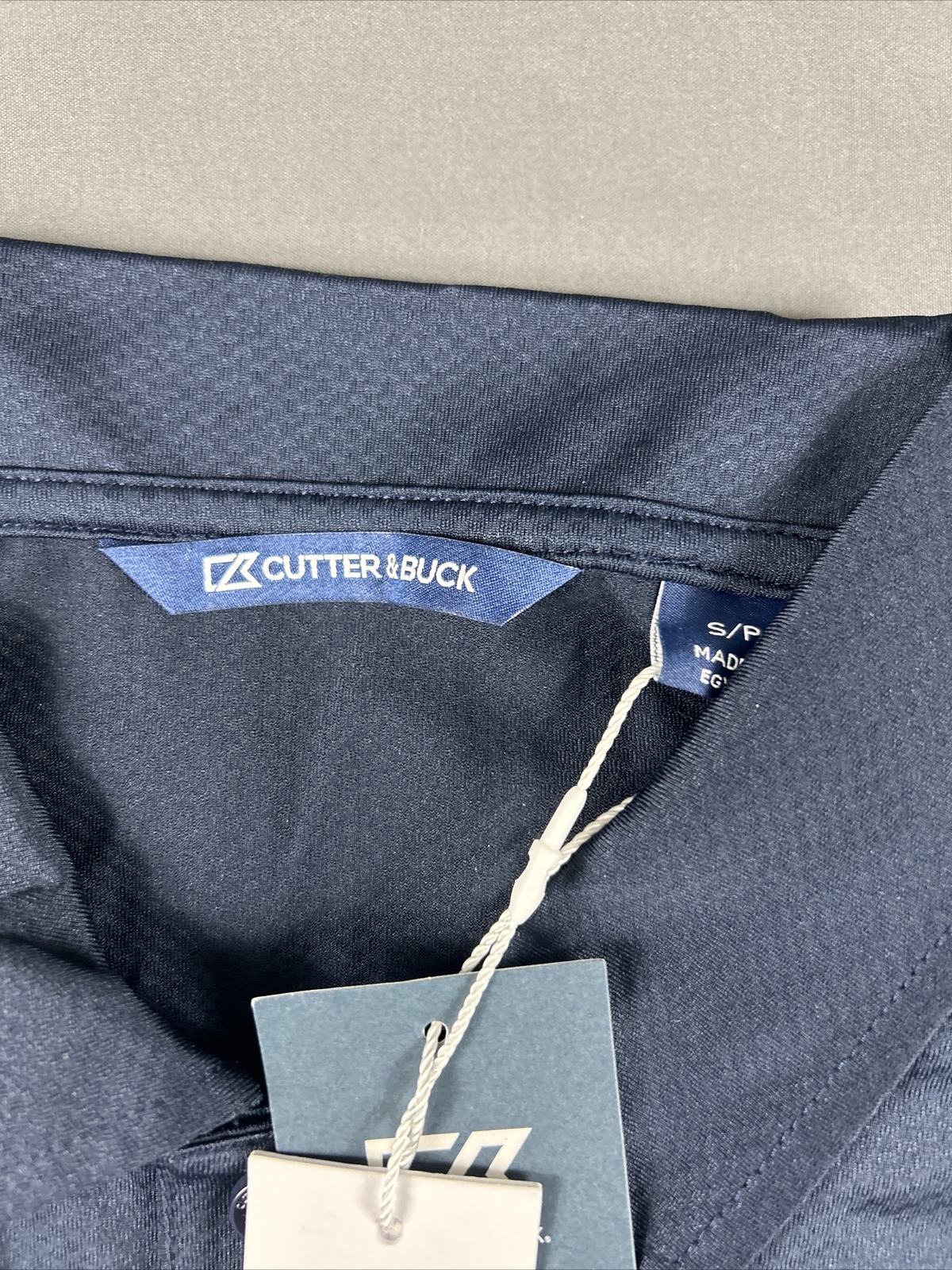 Cutter & Buck Ryder Cup Shirt Polo Golf Logo Small Navy Blue Polyester MSRP $55
