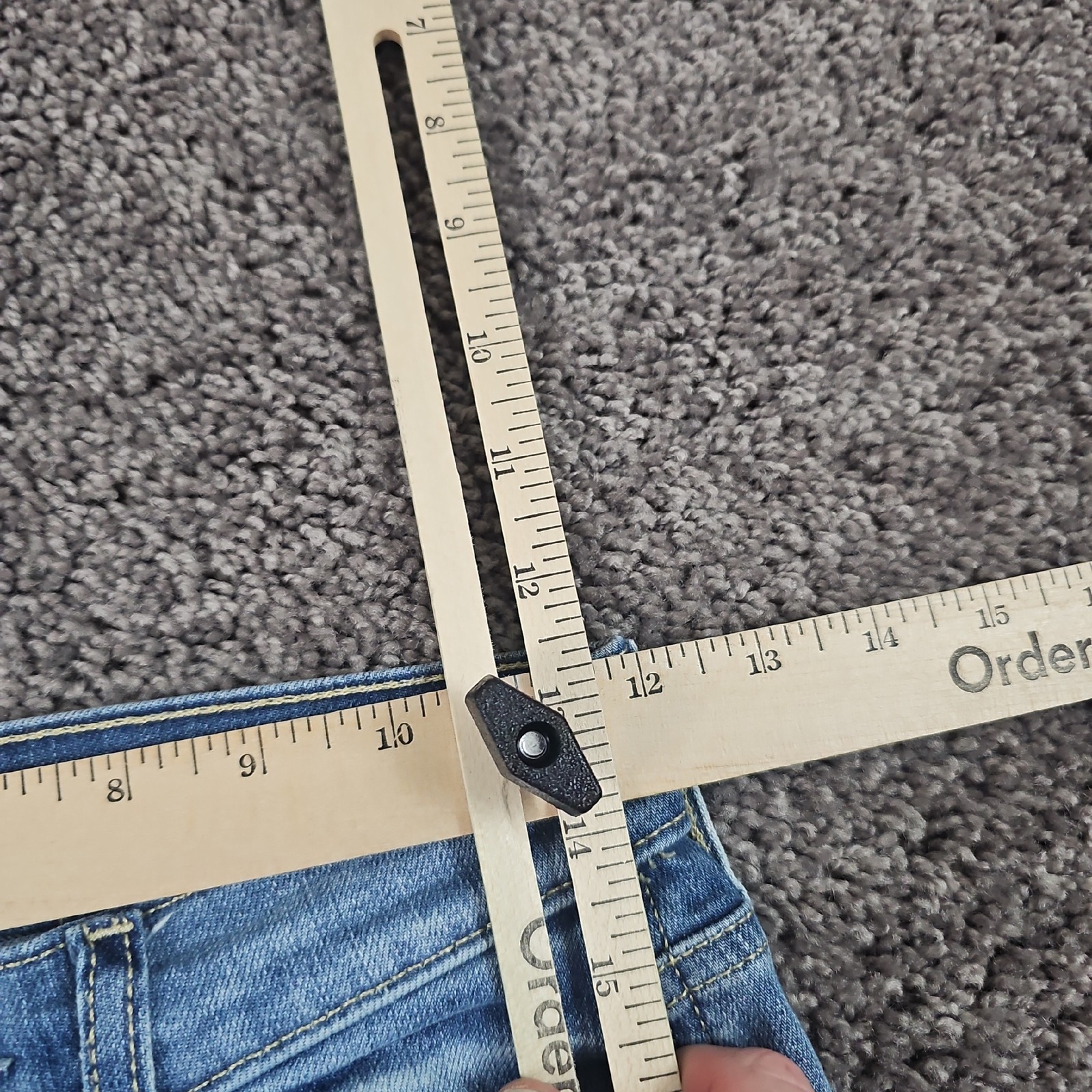 7 For All Mankind Jeans Womens 24 Cropped Straight Light Wash High Rise 23×26