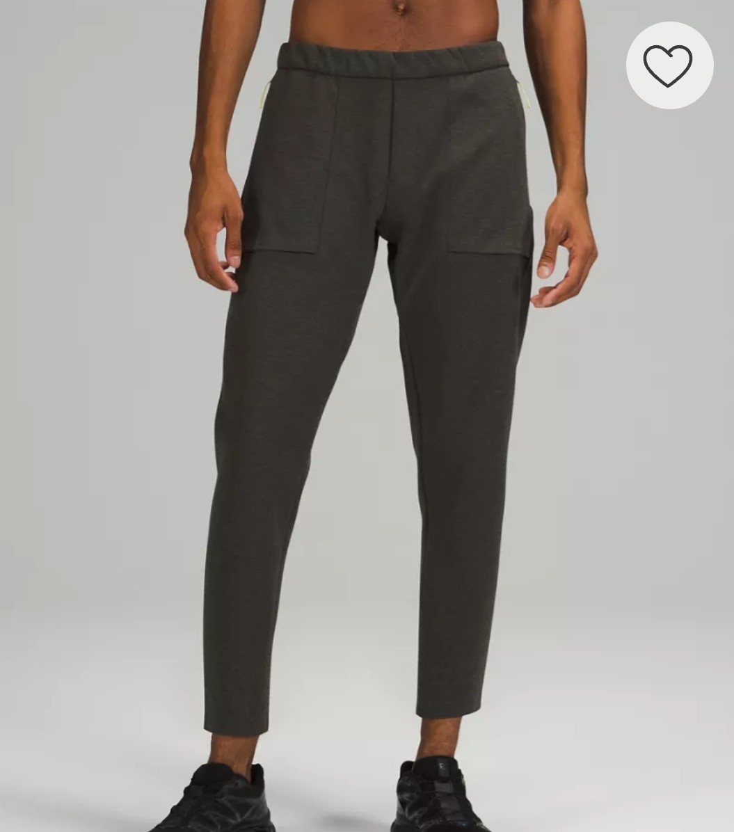 Lululemon Lab Pacatus Pants Mens L Brown Spacer Grid Track Jogger Casual LM5AAHS