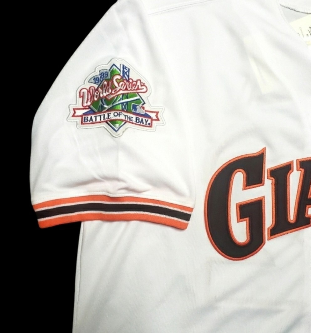 Will Clark San Francisco Giants 1989 Men’s Home White Button-Up Baseball Jersey