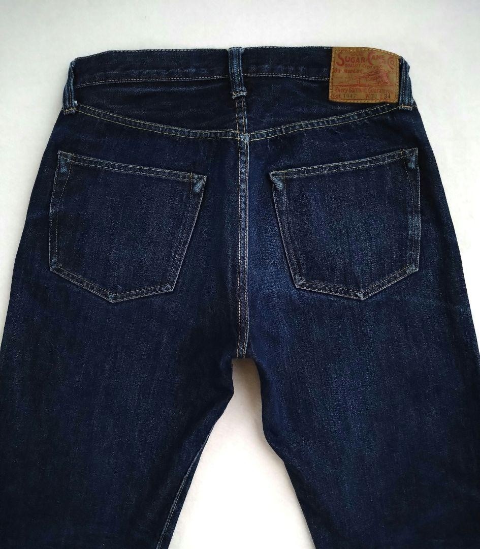Sugar Cane 1947 Model Straight Jeans SC41947 W31 L34 Vintage Style F/S