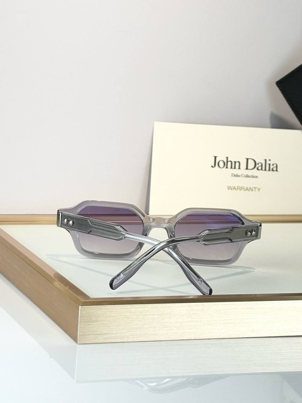John Dalia P091 C159 Smoke Grey Sunglasses Unisex