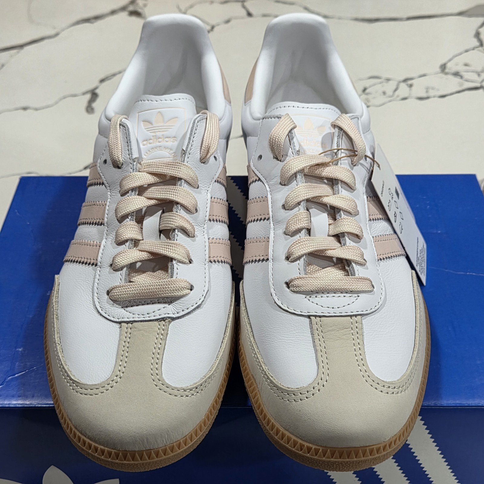 Adidas Samba OG W White Wonder Quartz Size 11 Women’s JS1351 Casual Sneakers